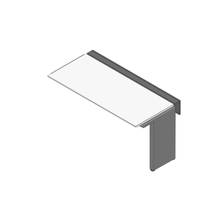 アフィーノ ワークベンチ JVB-1607TLN-TL 片面タイプ 連増セット アルミ塗装脚 W1600×D700 ［天板：ホワイトW］