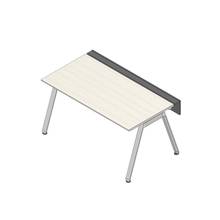 アフィーノ ワークベンチ JVB-1608GLPN-PH 片面タイプ 単独型 アルミミラー脚 W1600×D800 ［天板：アッシュドパインL］