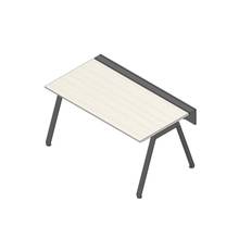 アフィーノ ワークベンチ JVB-1608GLTN-TH 片面タイプ 単独型 アルミ塗装脚 W1600×D800 ［天板：アッシュドパインL］