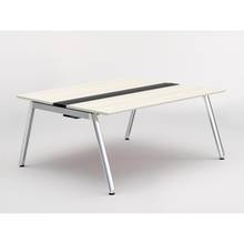 アフィーノ ワークベンチ JVB-1614GEPN-PH 両面タイプ 単独型 アルミミラー脚 W1600×D1400 ［天板：アッシュドパインL］