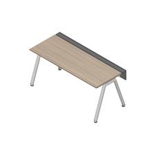 アフィーノ ワークベンチ JVB-1807GLPN-PM 片面タイプ 単独型 アルミミラー脚 W1800×D700 ［天板：アッシュドオークM］