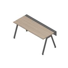 アフィーノ ワークベンチ JVB-1807GLTN-TM 片面タイプ 単独型 アルミ塗装脚 W1800×D700 ［天板：アッシュドオークM］