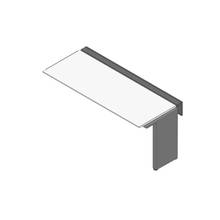 アフィーノ ワークベンチ JVB-1807TLN-PL 片面タイプ 連増セット アルミミラー脚 W1800×D700 ［天板：ホワイトW］