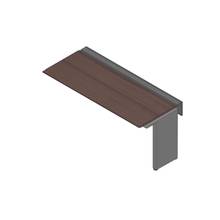 アフィーノ ワークベンチ JVB-1807TLN-PY 片面タイプ 連増セット アルミミラー脚 W1800×D700 ［天板：ブラックウォールナットD］