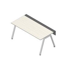 アフィーノ ワークベンチ JVB-1808GLPN-PH 片面タイプ 単独型 アルミミラー脚 W1800×D800 ［天板：アッシュドパインL］