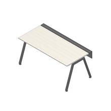 アフィーノ ワークベンチ JVB-1808GLTN-TH 片面タイプ 単独型 アルミ塗装脚 W1800×D800 ［天板：アッシュドパインL］