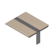 アフィーノ ワークベンチ JVB-1814TEN-PM 両面タイプ 連増セット アルミミラー脚 W1800×D1400 ［天板：アッシュドオークM］