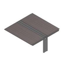 アフィーノ ワークベンチ JVB-1816TEN-PR 両面タイプ 連増セット アルミミラー脚 W1800×D1600 ［天板：アッシュドオークD］