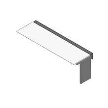 アフィーノ ワークベンチ JVB-2407TLN-PL 片面タイプ 連増セット アルミミラー脚 W2400×D700 ［天板：ホワイトW］