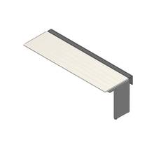 アフィーノ ワークベンチ JVB-2407TLN-TH 片面タイプ 連増セット アルミ塗装脚 W2400×D700 ［天板：アッシュドパインL］