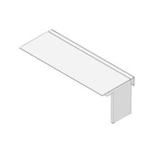 アフィーノ ワークベンチ JVB-2408TLM1-NS 片面タイプ 連増セット 木製脚 W2400×D800 ［天板：マットホワイト］