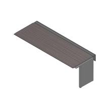 アフィーノ ワークベンチ JVB-2408TLN-PR 片面タイプ 連増セット アルミミラー脚 W2400×D800 ［天板：アッシュドオークD］