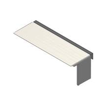 アフィーノ ワークベンチ JVB-2408TLN-TH 片面タイプ 連増セット アルミ塗装脚 W2400×D800 ［天板：アッシュドパインL］