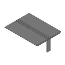 アフィーノ ワークベンチ JVB-2416TEM1-KM 両面タイプ 連増セット 木製脚 W2400×D1600 ［天板：マットブラック］