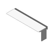 アフィーノ ワークベンチ JVB-2807TLN-PL 片面タイプ 連増セット アルミミラー脚 W2800×D700 ［天板：ホワイトW］