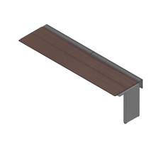 アフィーノ ワークベンチ JVB-2807TLN-PY 片面タイプ 連増セット アルミミラー脚 W2800×D700 ［天板：ブラックウォールナットD］