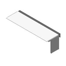 アフィーノ ワークベンチ JVB-2808TLN-PL 片面タイプ 連増セット アルミミラー脚 W2800×D800 ［天板：ホワイトW］