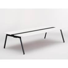 アフィーノ ワークベンチ JVB-2814GETN-TL 両面タイプ 単独型 アルミ塗装脚 W2800×D1400 ［天板：ホワイトW］