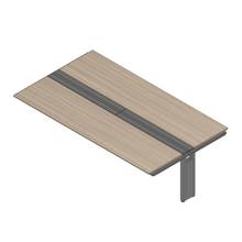 アフィーノ ワークベンチ JVB-2814TEN-TM 両面タイプ 連増セット アルミ塗装脚 W2800×D1400 ［天板：アッシュドオークM］