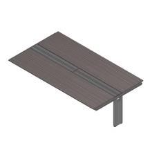 アフィーノ ワークベンチ JVB-2814TEN-TR 両面タイプ 連増セット アルミ塗装脚 W2800×D1400 ［天板：アッシュドオークD］