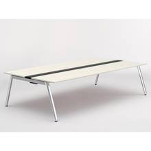 アフィーノ ワークベンチ JVB-2816GEPN-PH 両面タイプ 単独型 アルミミラー脚 W2800×D1600 ［天板：アッシュドパインL］