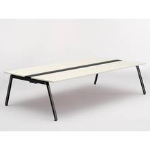 アフィーノ ワークベンチ JVB-2816GETN-TH 両面タイプ 単独型 アルミ塗装脚 W2800×D1600 ［天板：アッシュドパインL］