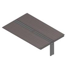 アフィーノ ワークベンチ JVB-2816TEN-PR 両面タイプ 連増セット アルミミラー脚 W2800×D1600 ［天板：アッシュドオークD］