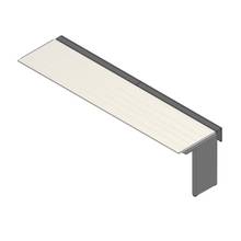 アフィーノ ワークベンチ JVB-3007TLN-TH 片面タイプ 連増セット アルミ塗装脚 W3000×D700 ［天板：アッシュドパインL］