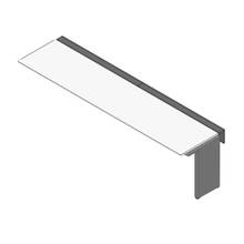 アフィーノ ワークベンチ JVB-3007TLN-TL 片面タイプ 連増セット アルミ塗装脚 W3000×D700 ［天板：ホワイトW］