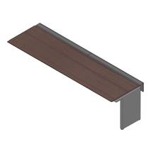 アフィーノ ワークベンチ JVB-3008TLN-PY 片面タイプ 連増セット アルミミラー脚 W3000×D800 ［天板：ブラックウォールナットD］