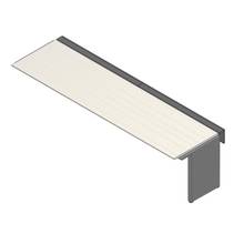 アフィーノ ワークベンチ JVB-3008TLN-TH 片面タイプ 連増セット アルミ塗装脚 W3000×D800 ［天板：アッシュドパインL］