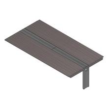 アフィーノ ワークベンチ JVB-3014TEN-TR 両面タイプ 連増セット アルミ塗装脚 W3000×D1400 ［天板：アッシュドオークD］