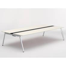 アフィーノ ワークベンチ JVB-3016GEPN-PH 両面タイプ 単独型 アルミミラー脚 W3000×D1600 ［天板：アッシュドパインL］