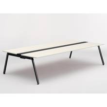 アフィーノ ワークベンチ JVB-3016GETN-TH 両面タイプ 単独型 アルミ塗装脚 W3000×D1600 ［天板：アッシュドパインL］