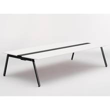 アフィーノ ワークベンチ JVB-3016GETN-TL 両面タイプ 単独型 アルミ塗装脚 W3000×D1600 ［天板：ホワイトW］