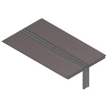 アフィーノ ワークベンチ JVB-3016TEN-PR 両面タイプ 連増セット アルミミラー脚 W3000×D1600 ［天板：アッシュドオークD］