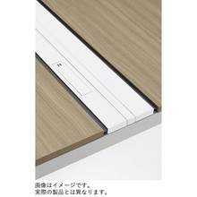 アフィーノ ダクトカバー JVBA-14DEP4U-T1 電源×4口+USB×2口(給電)コンセント片面タイプ W1400 ［サテンブラック］
