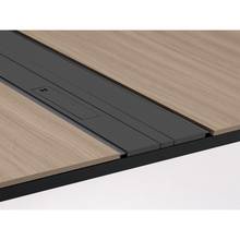 アフィーノ ダクトカバー JVBA-15DCP4-T1 電源×4口コンセント両面タイプ W1500 ［サテンブラック］