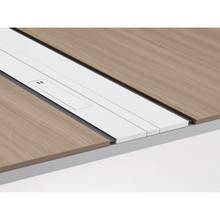 アフィーノ ダクトカバー JVBA-28DCP4-W9 電源×4口コンセント両面タイプ W2800 ［ホワイト］