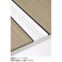 アフィーノ ダクトカバー JVBA-28DEMS-W9 スタンダード片面タイプ W2800 ［ホワイト］