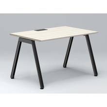 アフィーノ パーソナルデスク JVD-1208HWTN-TH 角型 アルミ塗装脚 1200×800 ［天板：アッシュドパインL］