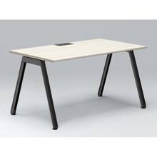 アフィーノ パーソナルデスク JVD-1408HWTN-TH 角型 アルミ塗装脚 1400×800 ［天板：アッシュドパインL］