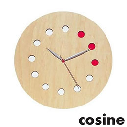 cosine コサイン 掛け時計 (カラー) CW-01 [メープル ]