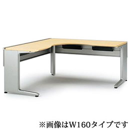 IncLude（インクルード） L型オペレーションデスク（6／6）（単体型）スタンダードタイプW180 ［ZL/ホワイトW］
