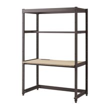 コモンファニチャー　CUC-127GWHN-HE　シェルフデスク 棚なしタイプ 単体　W1200×D700×H1800［ブラウン×ベージュ］