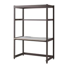 コモンファニチャー　CUC-127GWHN-HF　シェルフデスク 棚なしタイプ 単体　W1200×D700×H1800［ブラウン×ライトグレー］