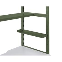 コモンファニチャー　CUCA-06MS-Q2　シェルフデスク オプション　サイドシェルフ［グリーン］