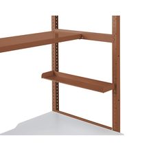 コモンファニチャー　CUCA-06MS-R2　シェルフデスク オプション　サイドシェルフ［オレンジ］