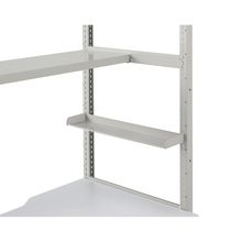 コモンファニチャー　CUCA-06MS-W7　シェルフデスク オプション　サイドシェルフ［ホワイトグレー］