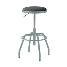 コモンファニチャー　CUCH-303CD-AW2　ハイスツール グライド脚　布地張り［ブルーグリーン×オフブラック］